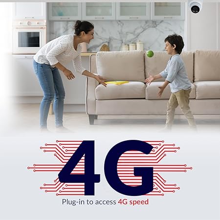 CP PLUS 3MP 4G Dome Camera with 1296P Resolution Video, 4G Sim Card Support, 2-Way Talk, Human Body Detection, Advanced Night Vision & Privacy Mode - CP-D31G - Image 4